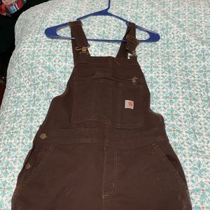 Brown overall carhartt